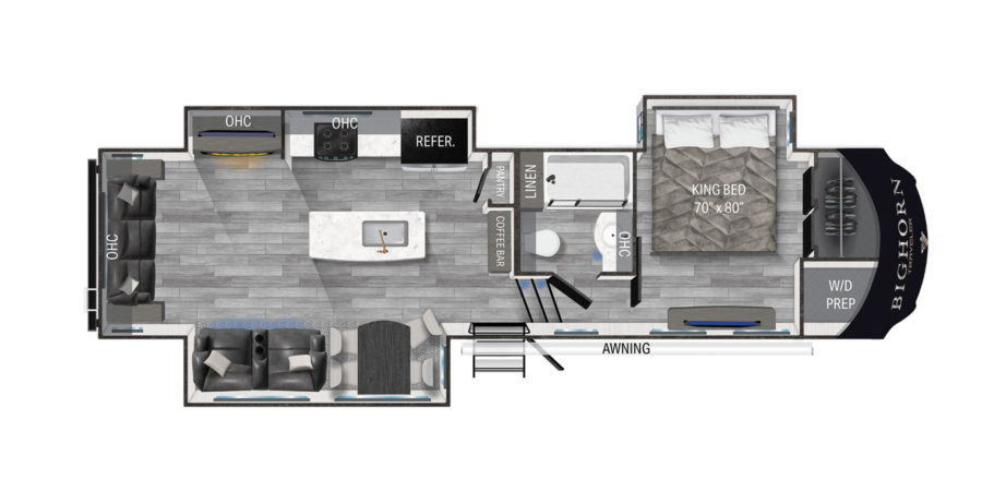 Heartland Bighorn Traveler Fifth Wheel RV Floor Plans and More