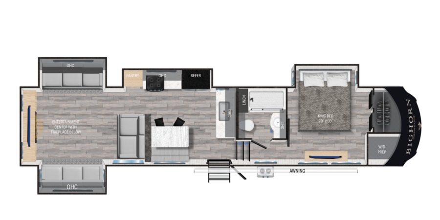Bighorn Traveler 37RD Floorplan