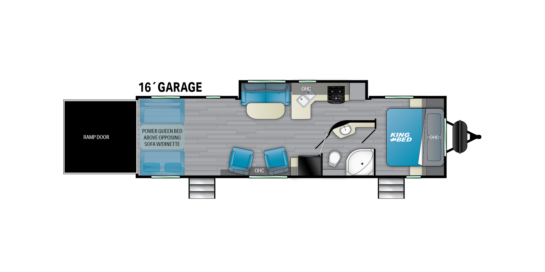 2022 Heartland Fuel 305 Interior Floorplan