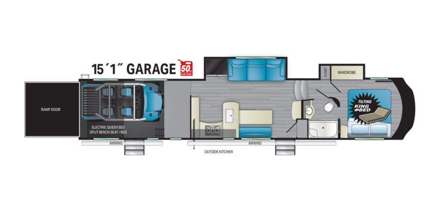 Cyclone Toy Hauler - Heartland RVs