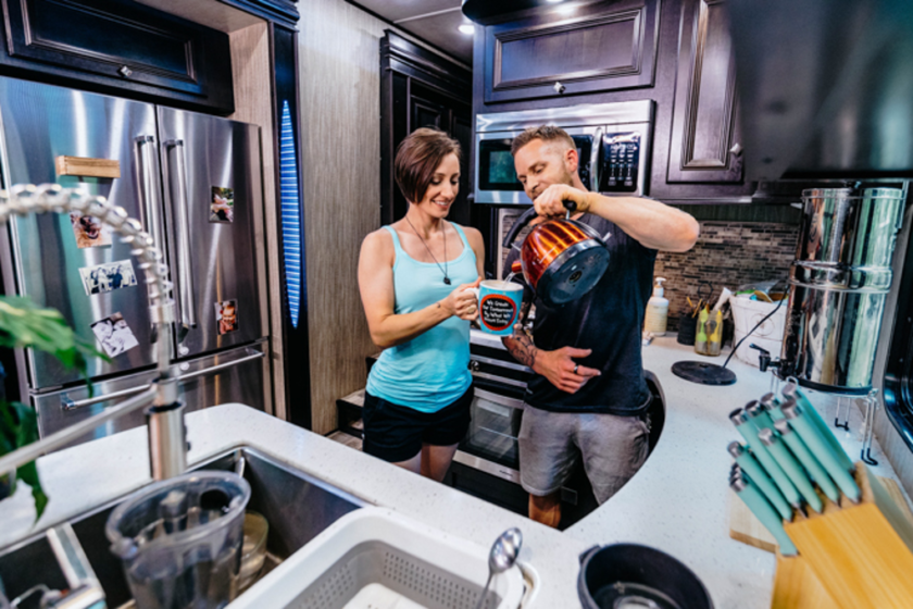 Why Two Vegan Coaches Love Their RV Kitchen - Heartland RV