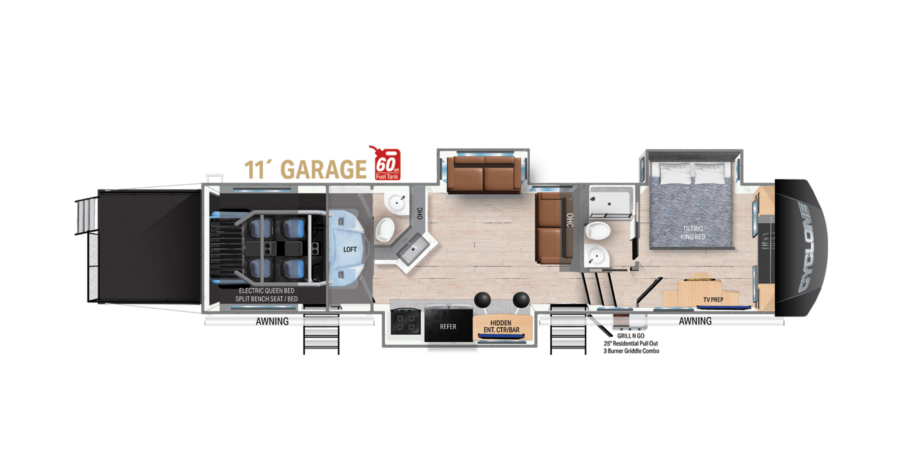 Cyclone 3511 Floorplan