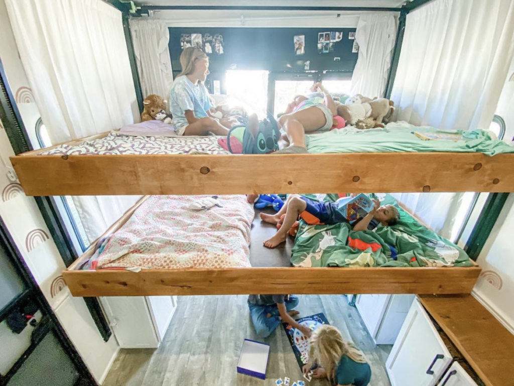 Maximizing sleeping arrangements in the garage of your rv