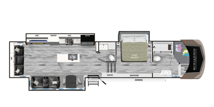 Bighorn 3910FB Floorplan