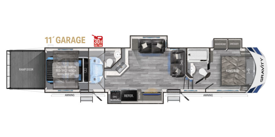 Gravity 3550 Floorplan
