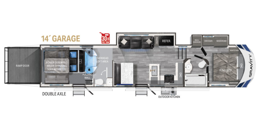 Gravity 3610 Floorplan
