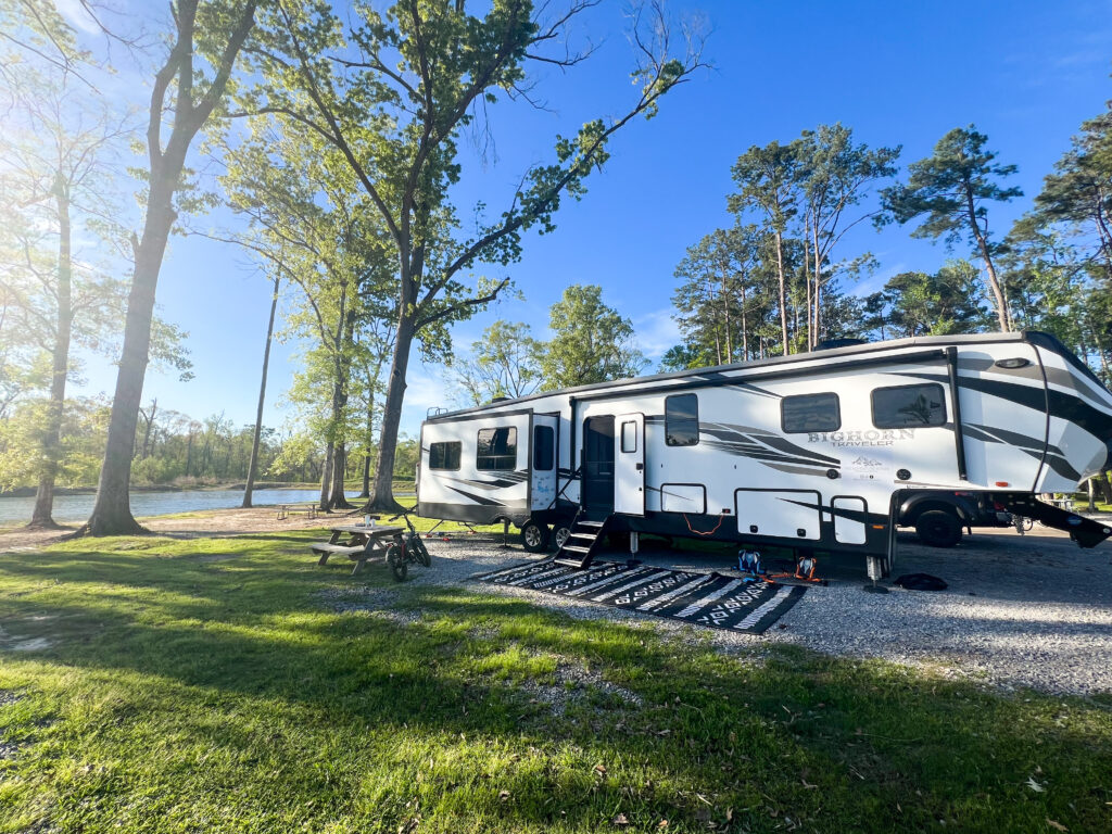 Bones camping at the resort