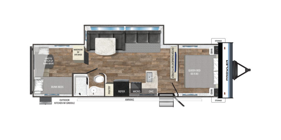 Prowler 3105BH Floorplan