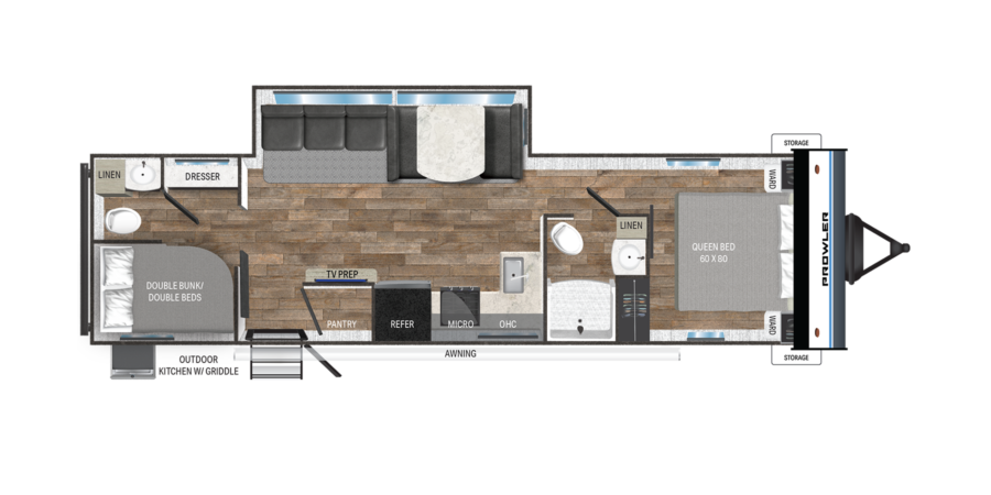 Prowler 3211BH Floorplan