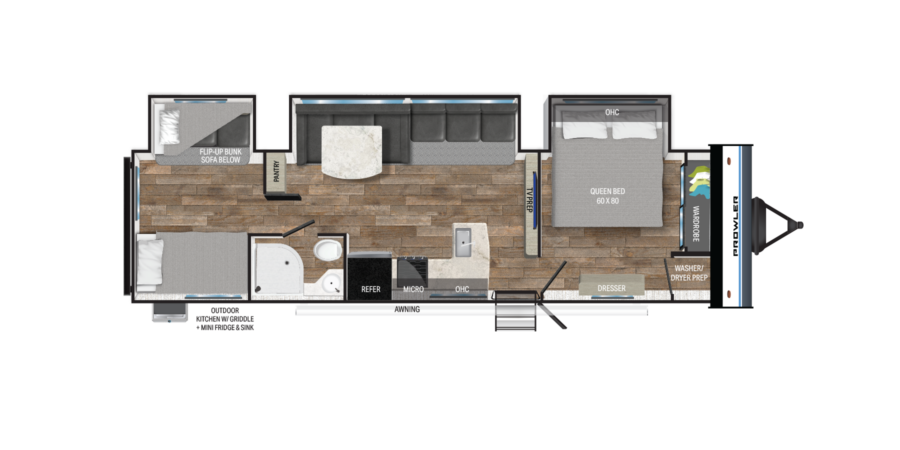 Prowler 3307BH Floorplan