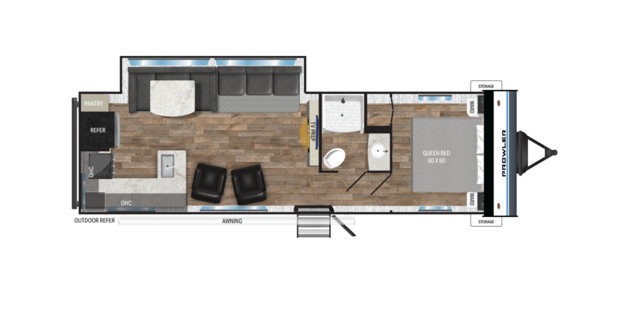 Prowler 2909RK Floorplan