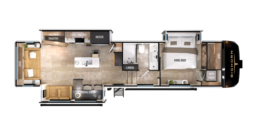 Bighorn 331RL Floorplan