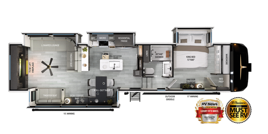 38RE - 2026 - Heartland RV